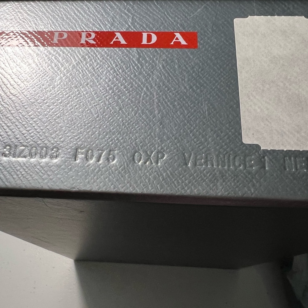 Prada Black Patent Leather Wedges Size 8.5 - Picture 14 of 17